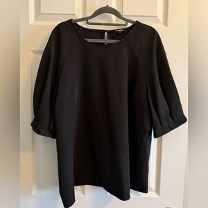 Express pleated puff sleeve top